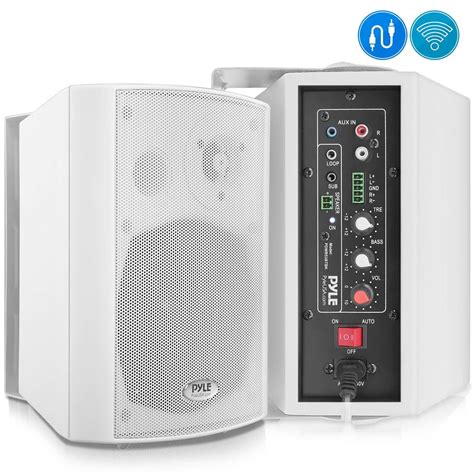 speaker that mounts in wall junction box|pyle in wall speakers.